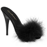 5 Inch Heel POISE-501F Black Fur